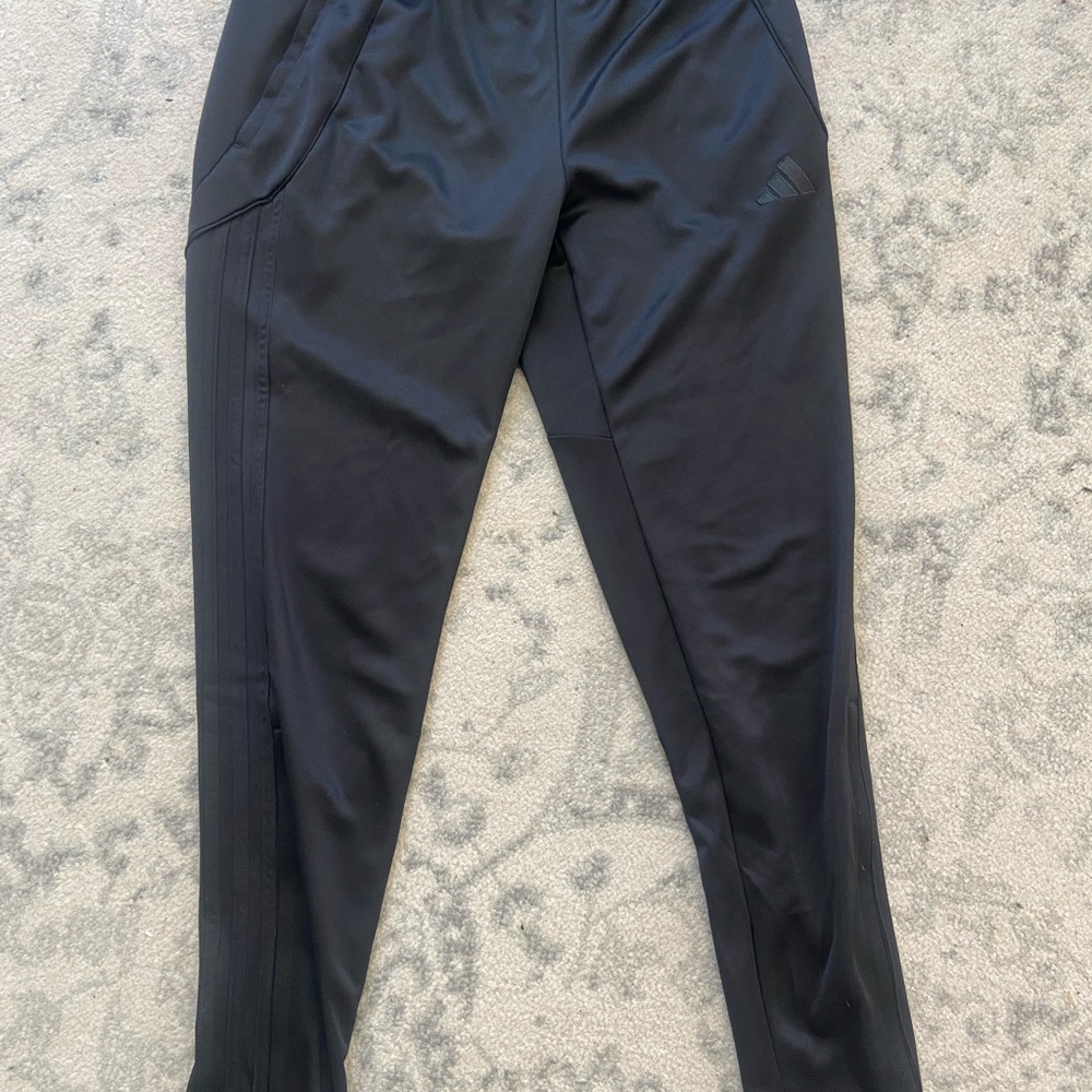 Adidas Black Athletic Joggers | Small